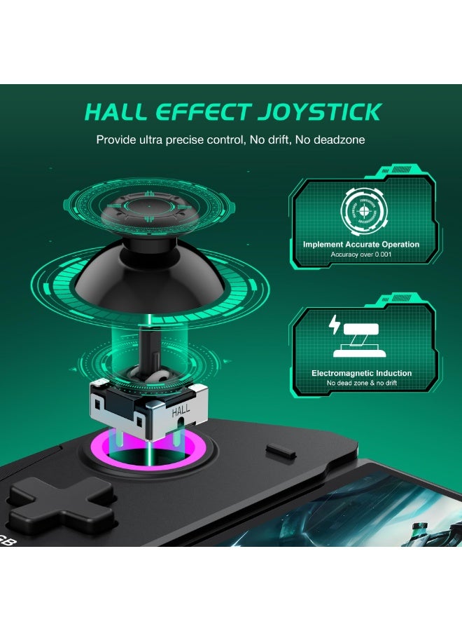MWS-ForCamping Switch Controllers with Hall Joystick for Switch/OLED, Pro Remote Controller with RGB Light, Turbo, Dual Motor, 4 Game Slots, Wired Joypad Replacement for Switch Controller - Image 3